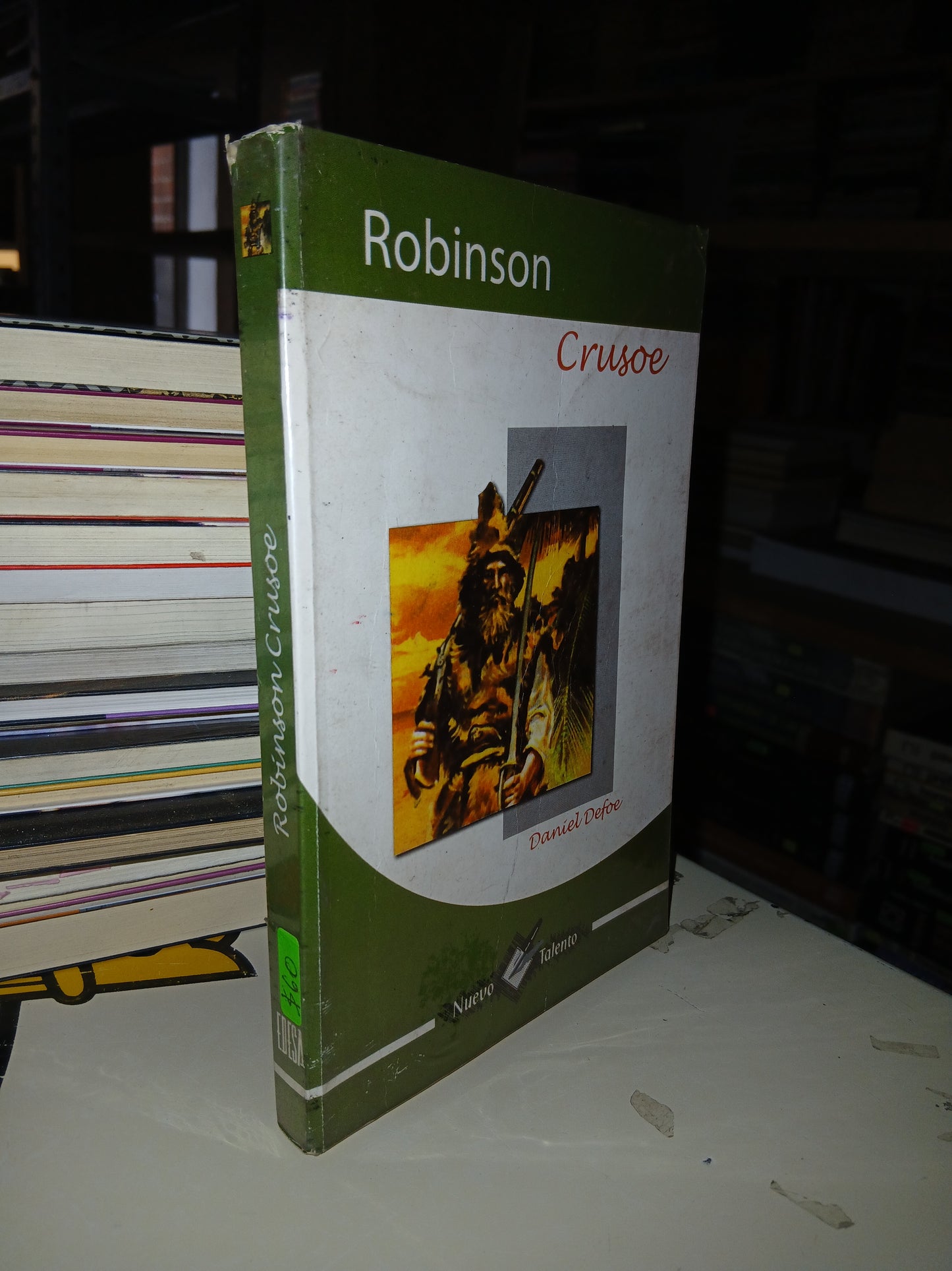 ROBINSON CRUSOE POR DANIEL DEFOE USADO NOVELA LITERARIO 207