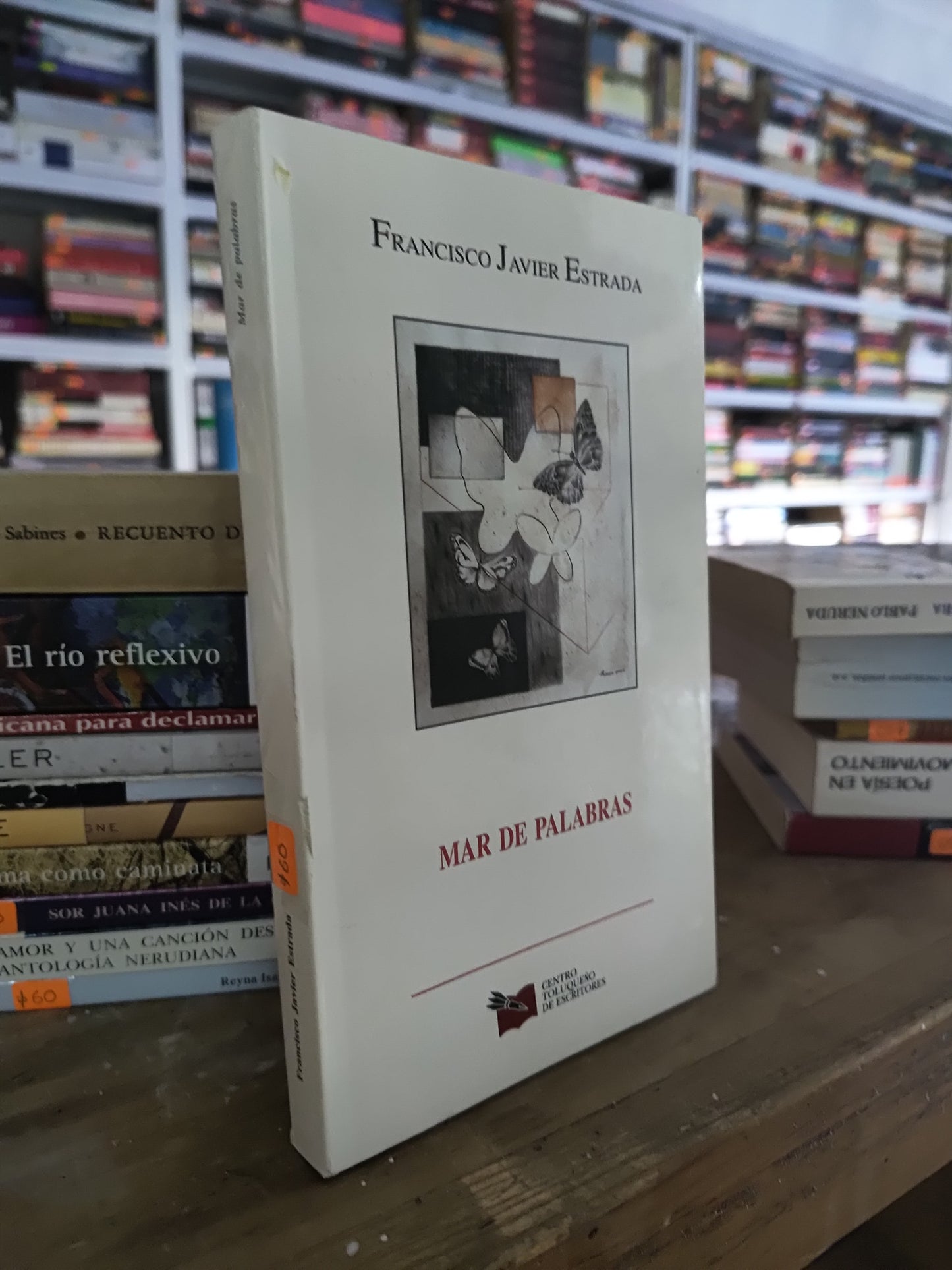 MAR DE PALABRAS POR FRANCISCO JAVIER ESTRADA USADO POESIA JUAREZ 515