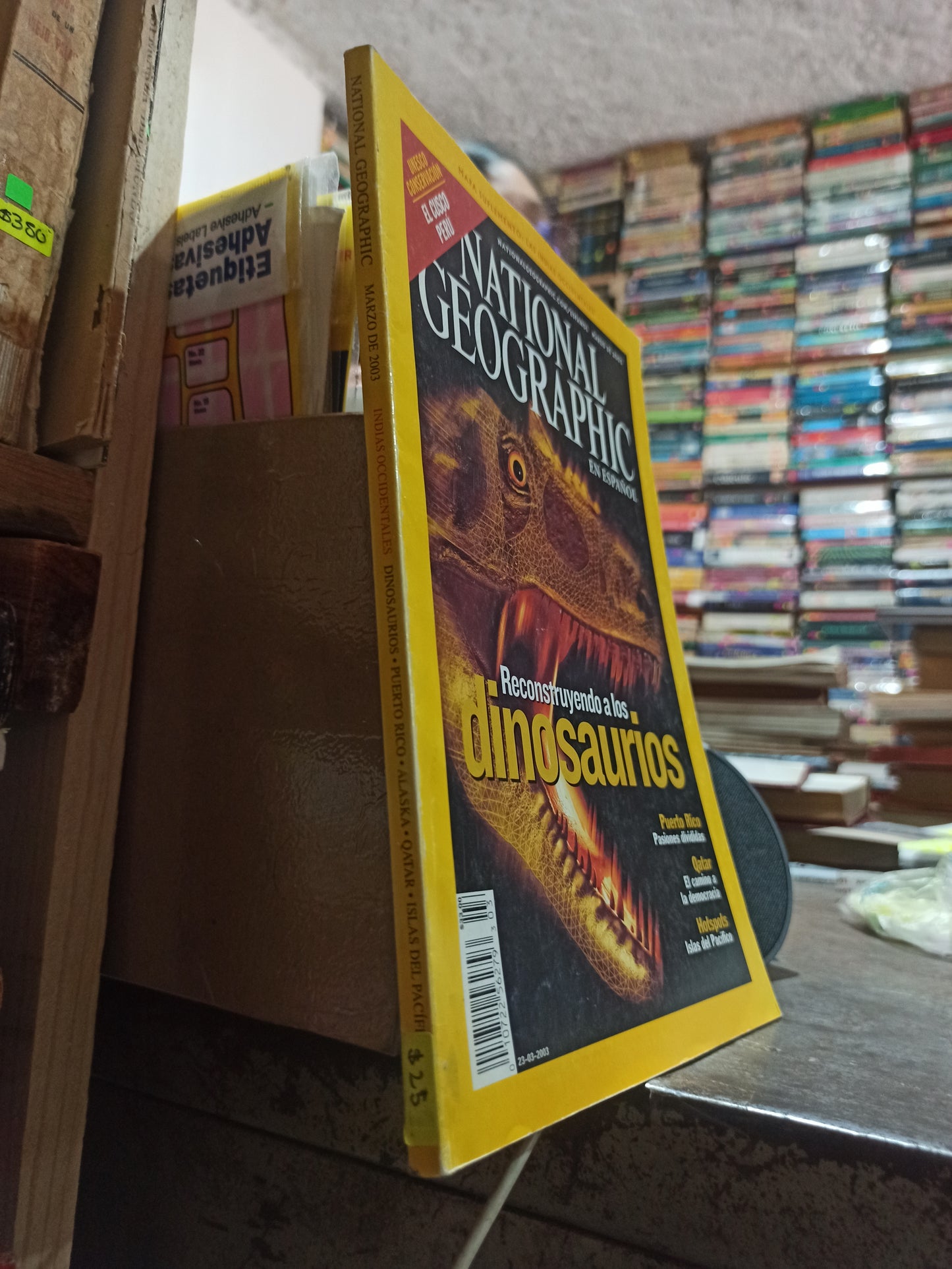 REVISTA NATIONAL GEOGRAPHIC RECONSTRUYENDO A LOS DINOSAURIOS USADO INFANTILES ALDAMA