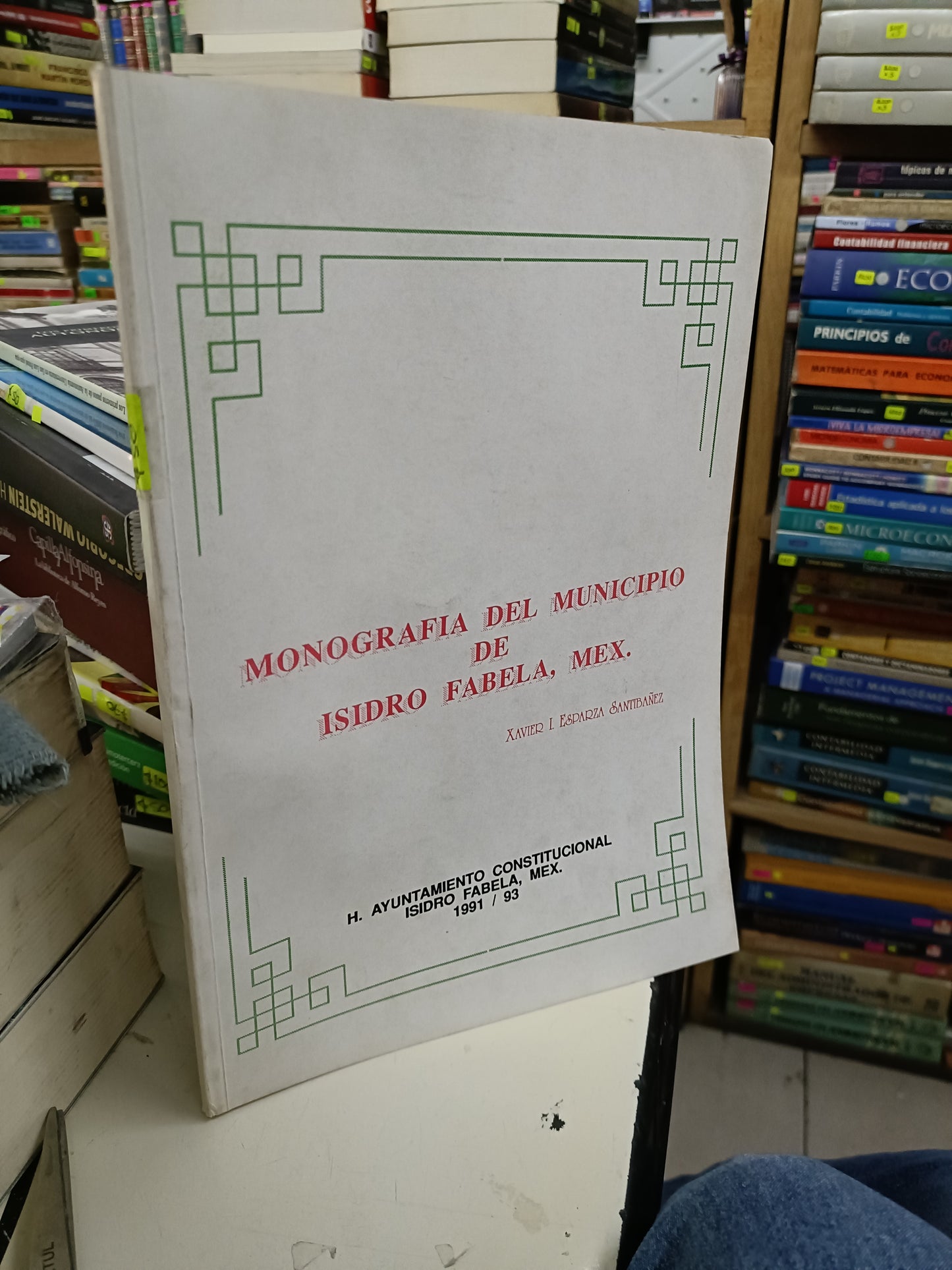 MONOGRAFÍA DEL MUNICIPIO DE ISIDRO FABELA, MEX. POR XAVIER I. ESPARZA SANTIBÁÑEZ USADO HISTORIA LITERARIO 207