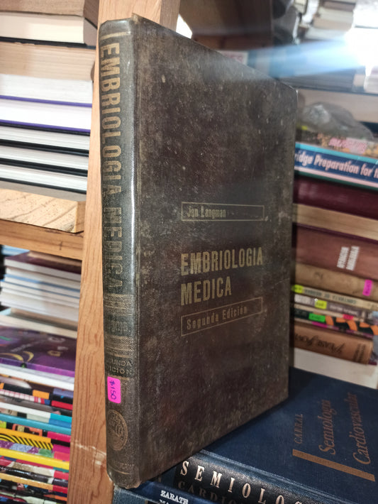 EMBRIOLOGIA MEDICA POR JAN LANGMAN USADO SALUD ALDAMA