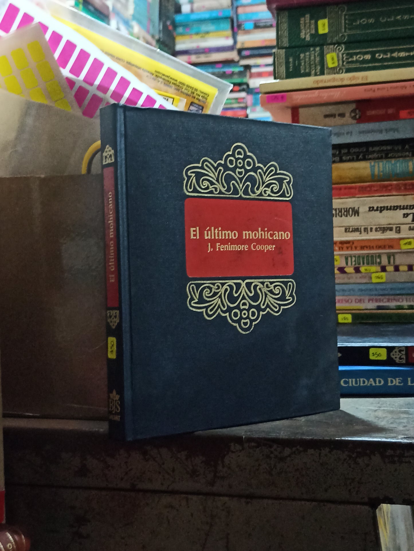 EL ULTIMO MOHICANO POR J. FENIMORE COOPER USADO NOVELAS ALDAMA