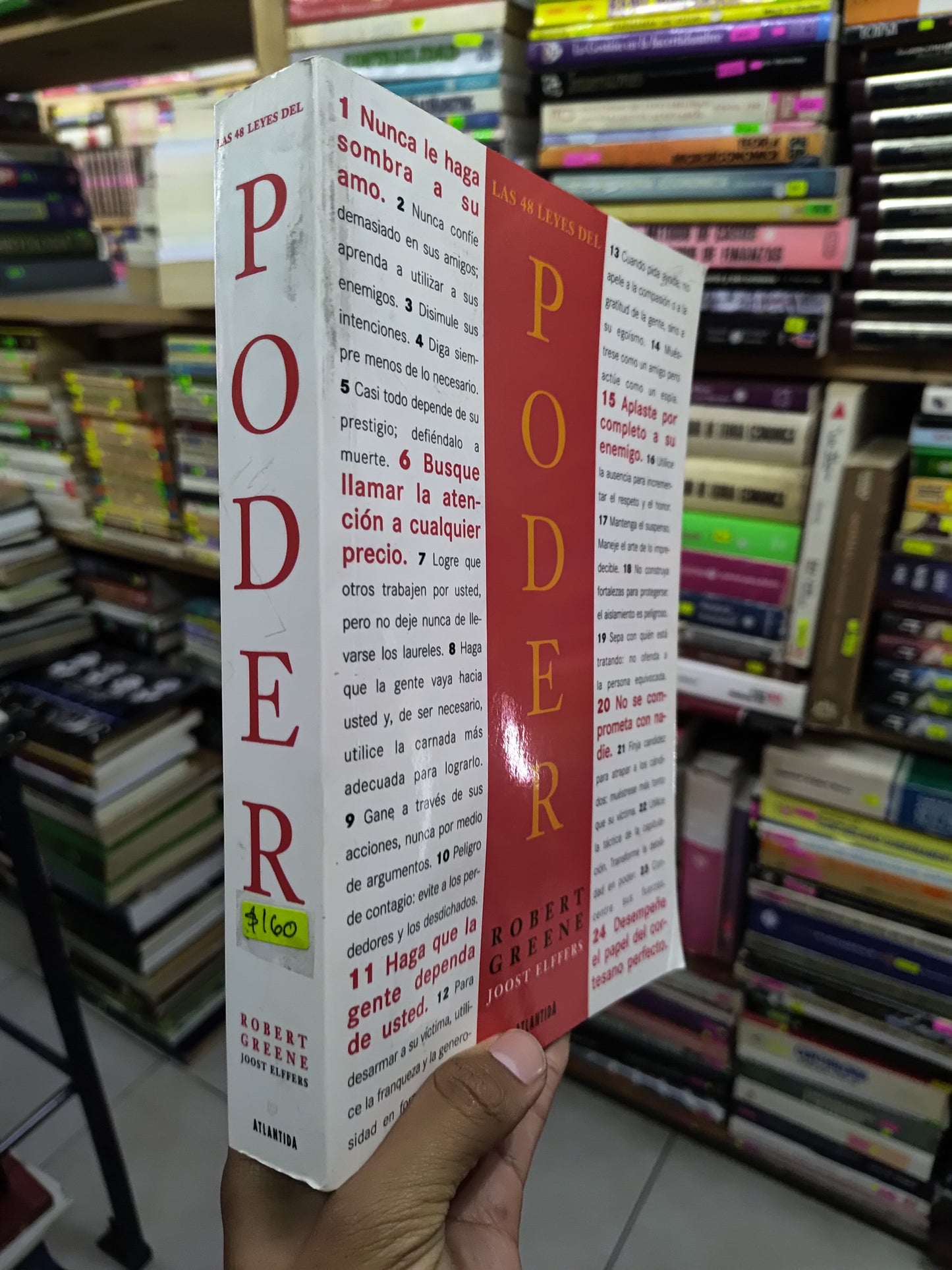 LAS 48 LEYES DEL PODER POR ROBERT GREENE USADO SUP PERSONAL LITERARIO 207