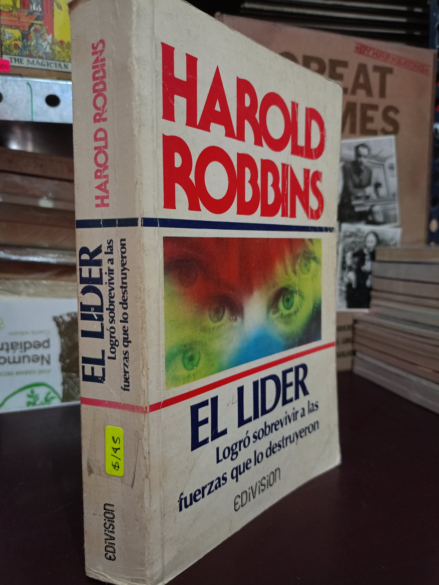 EL LÍDER LOGRÓ SOBREVIVIR A LAS FUERZAS QUE LO DESTRUYERON POR HAROLD ROBBINS USADO SUPERACIÓN PERSONAL LITERARIO 305
