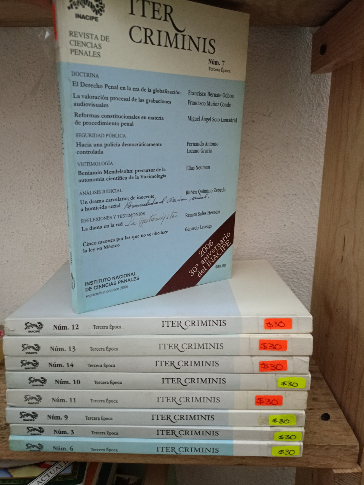 INTERCRIMINIS 9 TOMOS USADO DERECHO LITERARIO 305