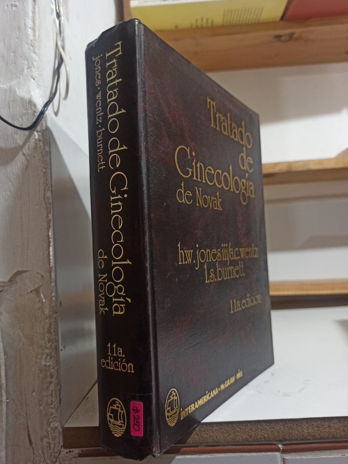 TRATADO DE GINECOLOGIA DE NOVAK POR H. W. JONES USADO SALUD JUÁREZ