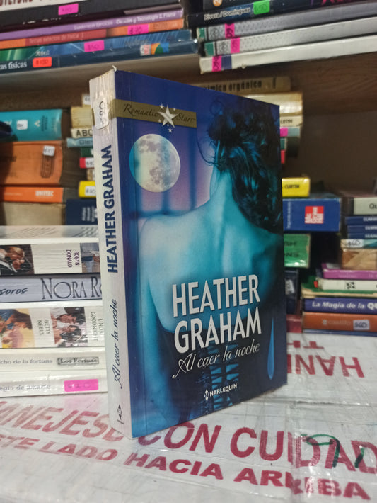 AL CAER LA NOCHE POR HEATHER GRAHAM USADO NOVELAS JUÁREZ