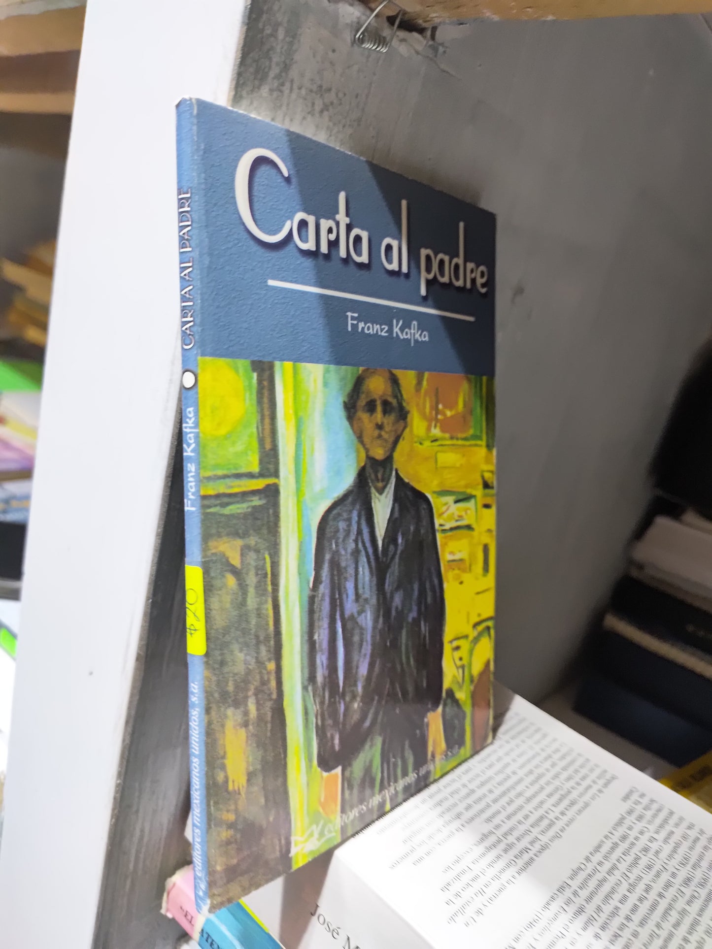 CARTA AL PADRE POR FRANZ KAFKA USADO NOVELAS JUAREZ