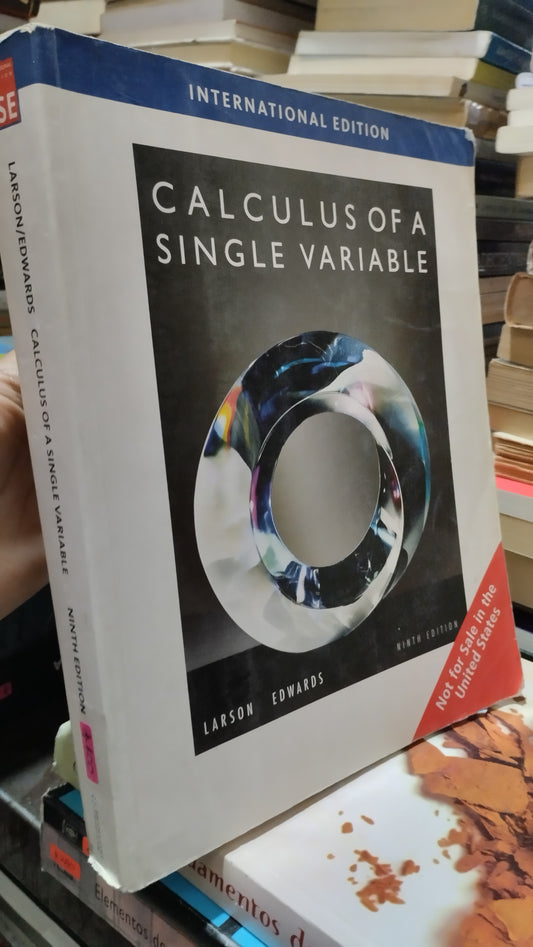 CALCULUS OF A SINGLE VARIABLE LIBRO USADO MATEMATICAS ALDAMA