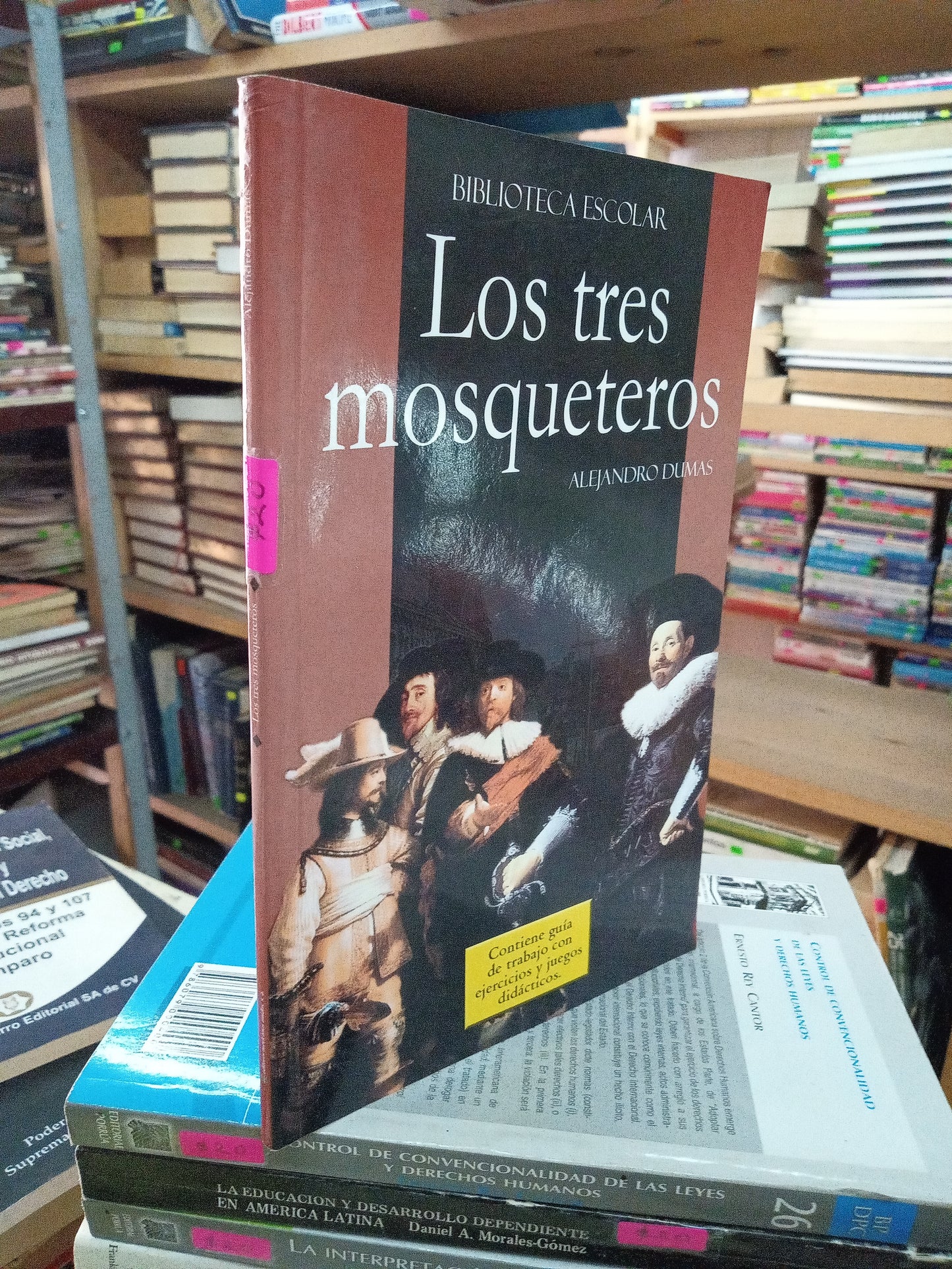 LOS TRES MOSQUETEROS POR ALEJANDRO DUMAS USADO NOVELA LITERARIO 207