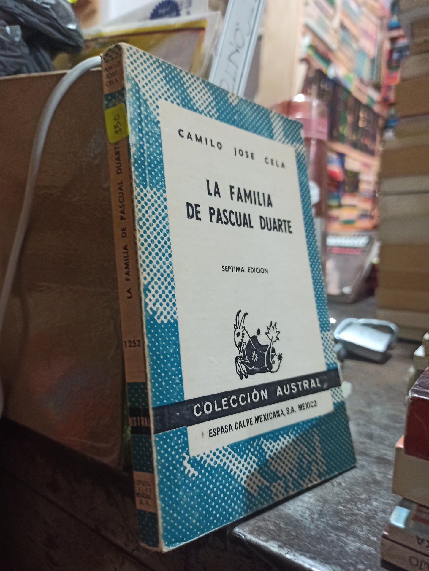 LA FAMILIA DE PASCUAL DUARTE POR CAMILO JOSE CELA USADO NOVELAS ALDAMA