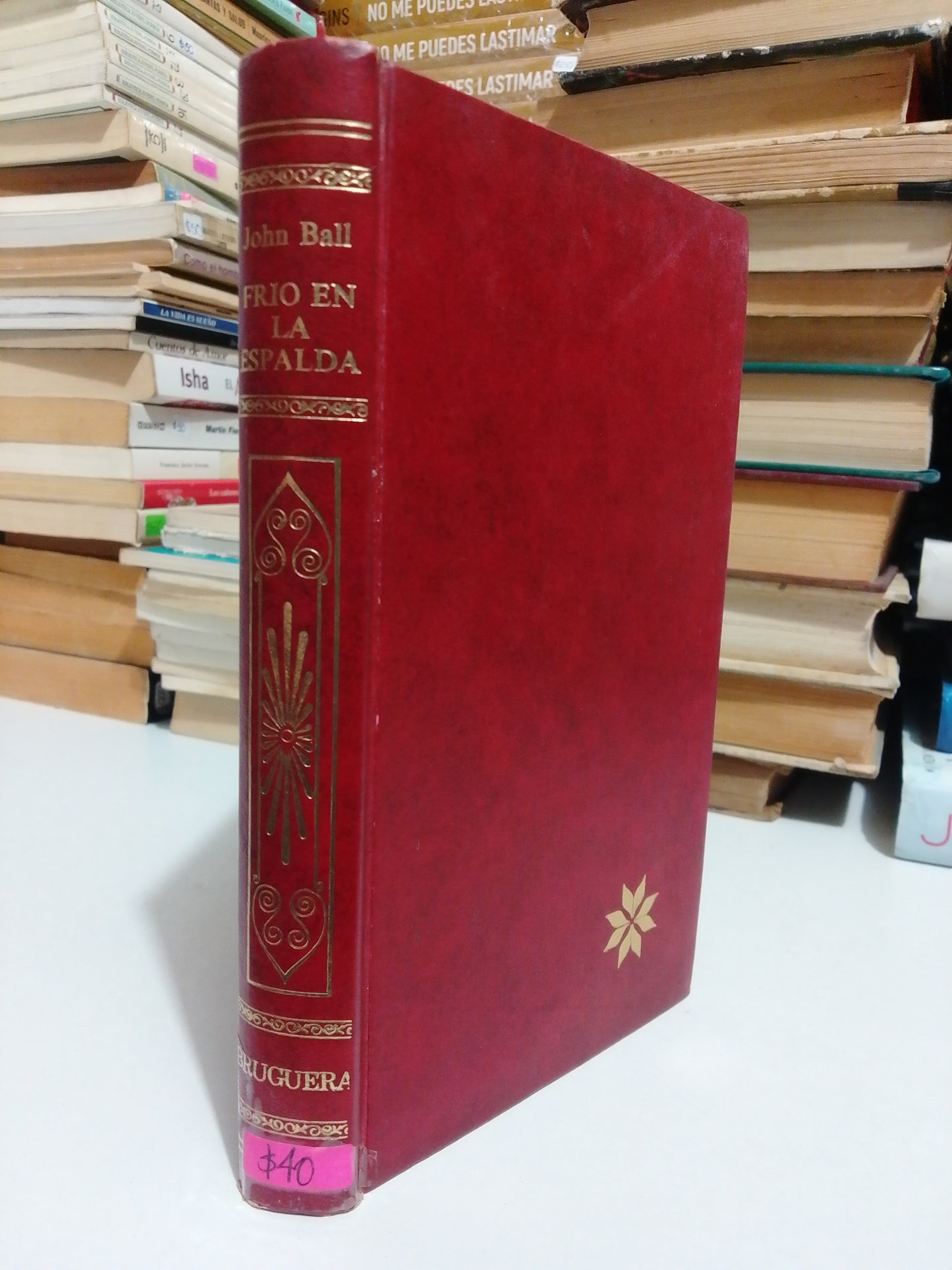 FRÍO EN LA ESPALDA POR JOHN BALL USADO NOVELA JUÁREZ