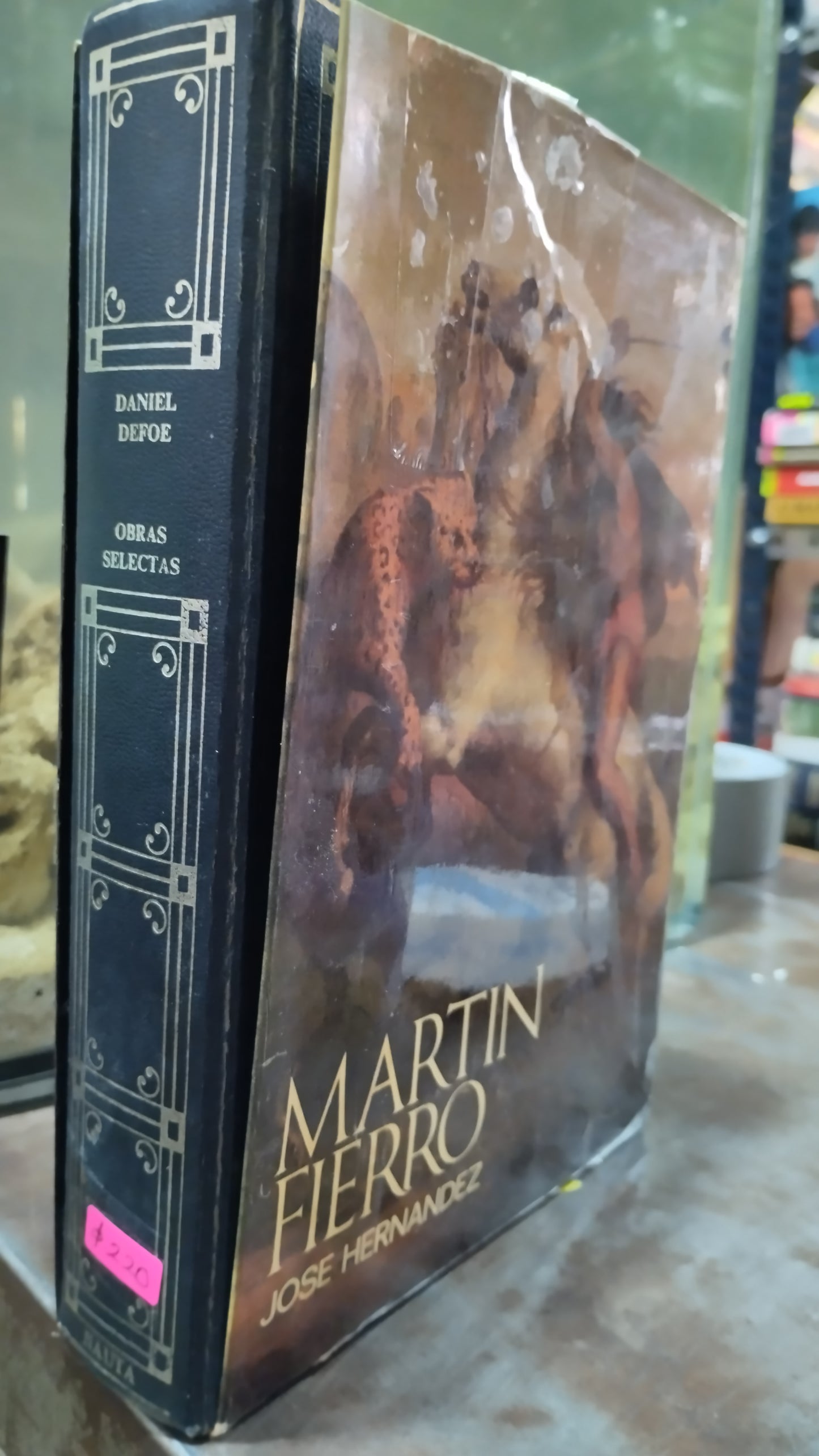 OBRAS SELECTAS POR DANIEL DEFOE LIBRO USADO NOVELAS ALDAMA