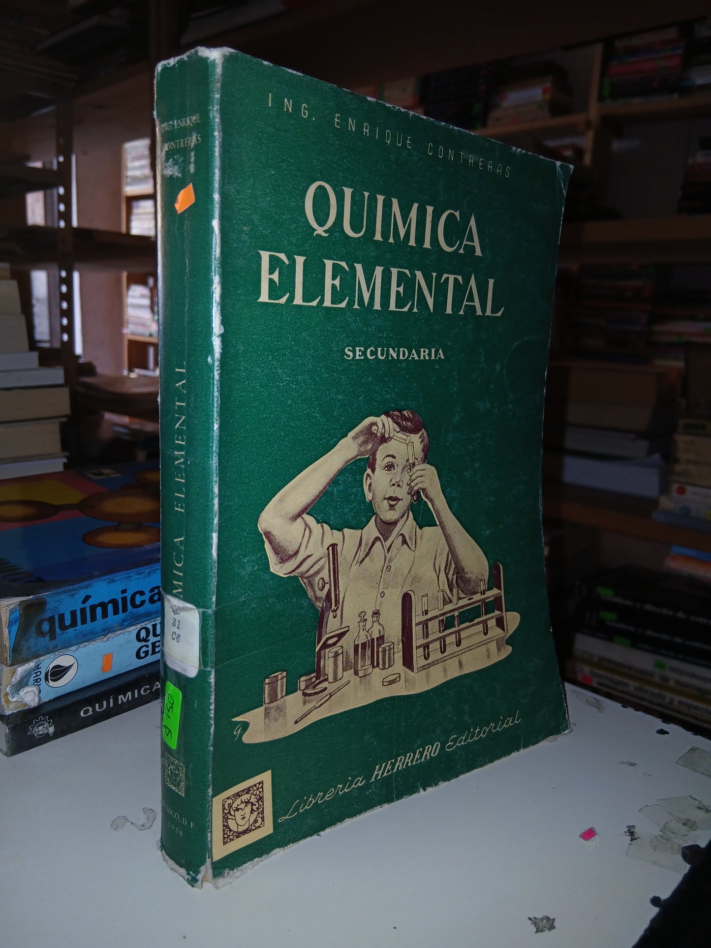 QUÍMICA ELEMENTAL (SECUNDARIA) POR ENRIQUE CONTRERAS USADO QUÍMICA LITERARIO 207