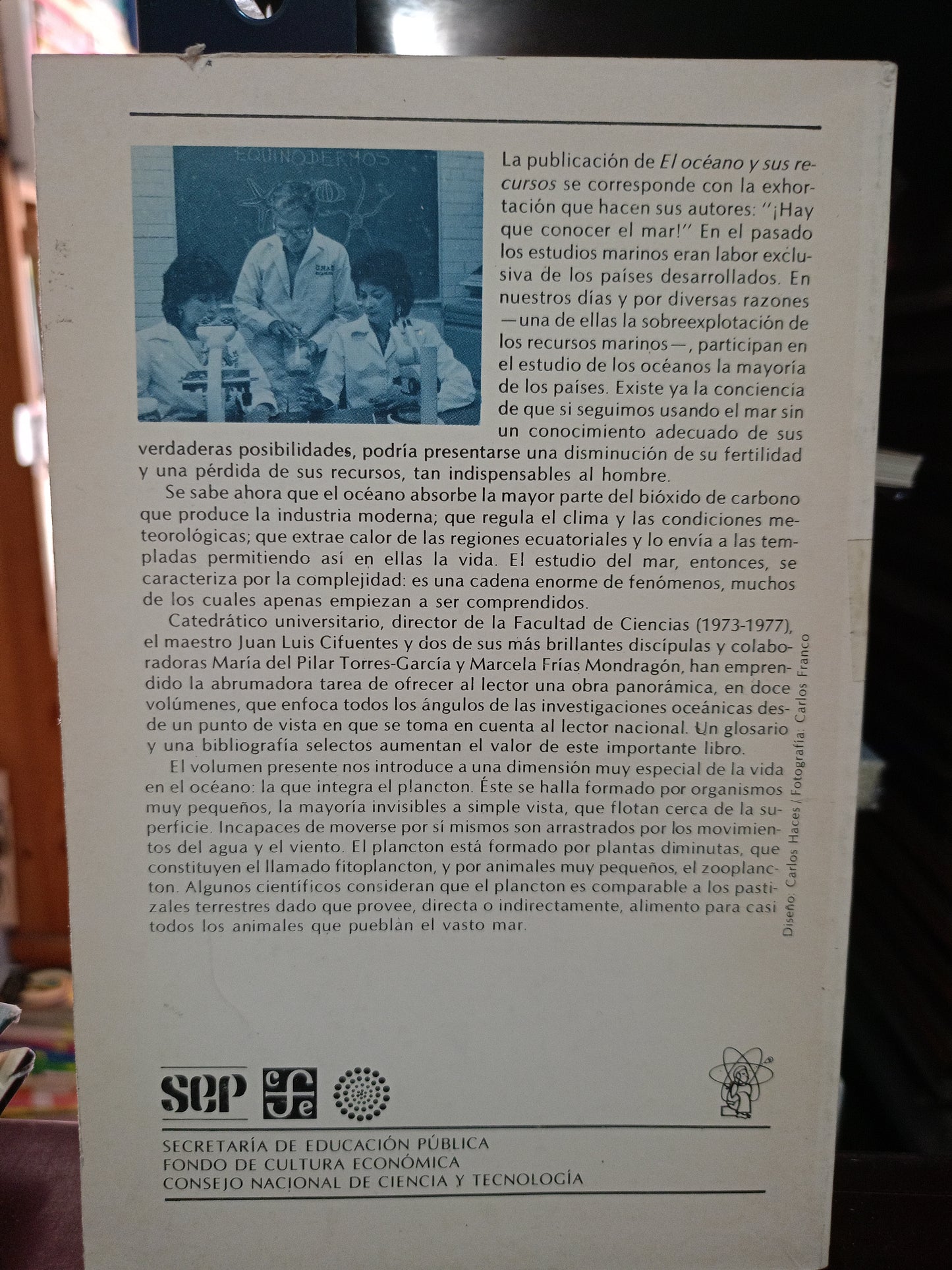EL OCEANO Y SUS RECURSOS JUAN LUIS CIFUENTES LEMUS PILAR TORRES GARCIA MARCELA FRIAS M USADO CIENCIA LITERARIO 305