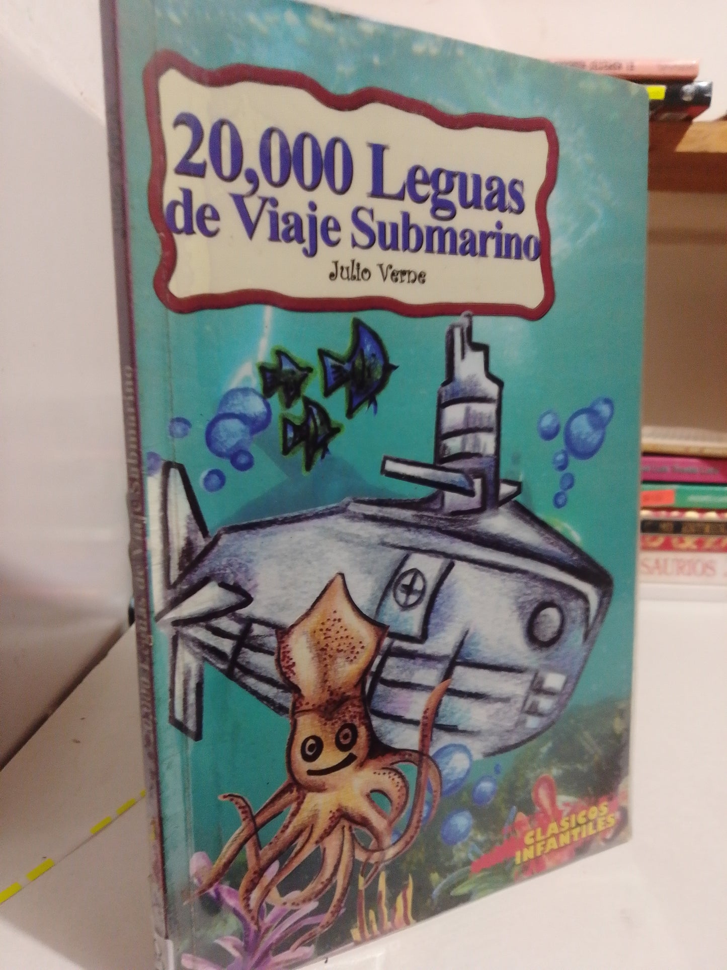 VEINTE MIL LEGUAS DE VIAJE SUBMARINO POR JULIO VERNE USADO INFANTIL JUAREZ