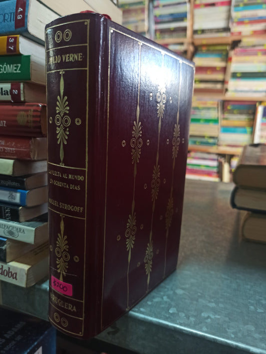 LA VUELTA AL MUNDO EN 80 DÍAS POR JULIO VERNE USADO NOVELAS ALDAMA