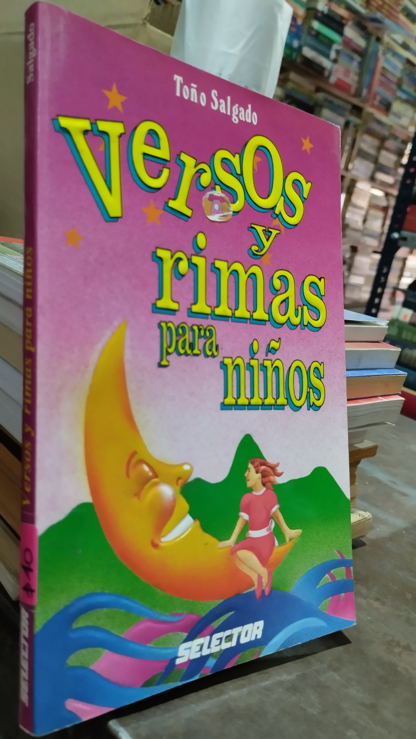 VERSOS Y RIMAS PARA NIÑOS POR TOÑO SALGADO LIBRO USADO INFANTIL ALDAMA
