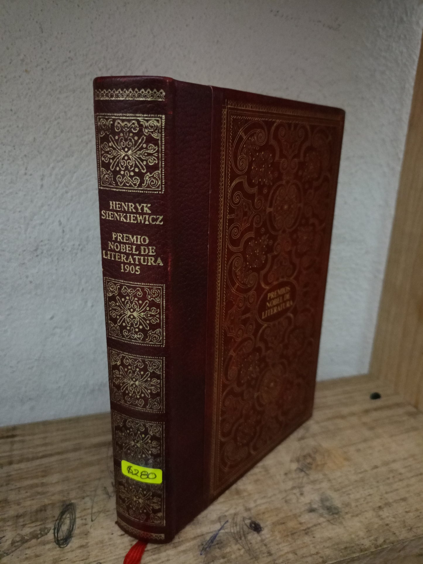 PREMIO NOBEL DE LITERATURA 1905 HENRYK SIENKIEWICZ USADO NOVELA LITERARIO 305