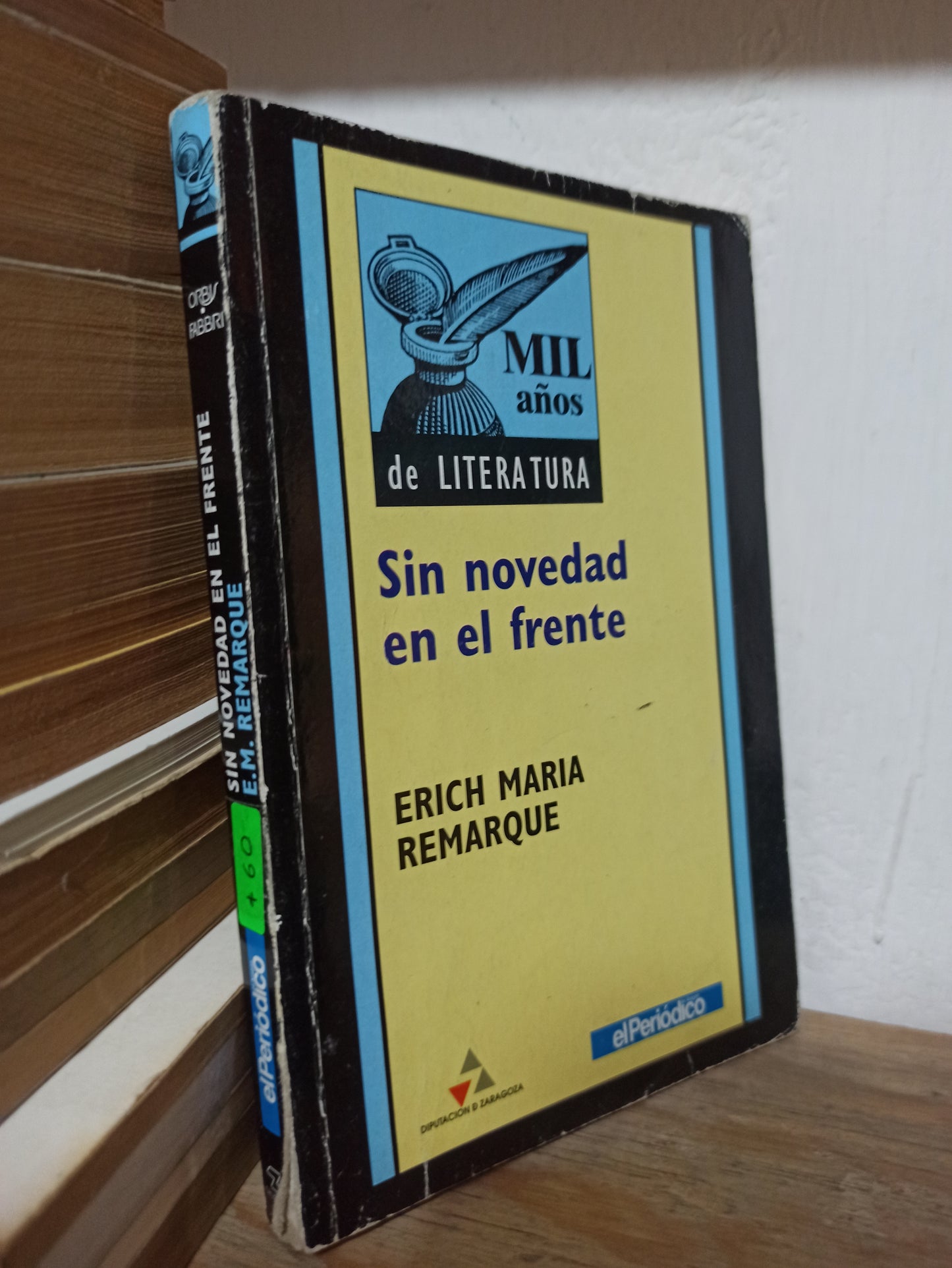 SIN NOVEDAD EN EL FRENTE POR ERICH MARIA REMARQUE USADO NOVELAS JUÁREZ
