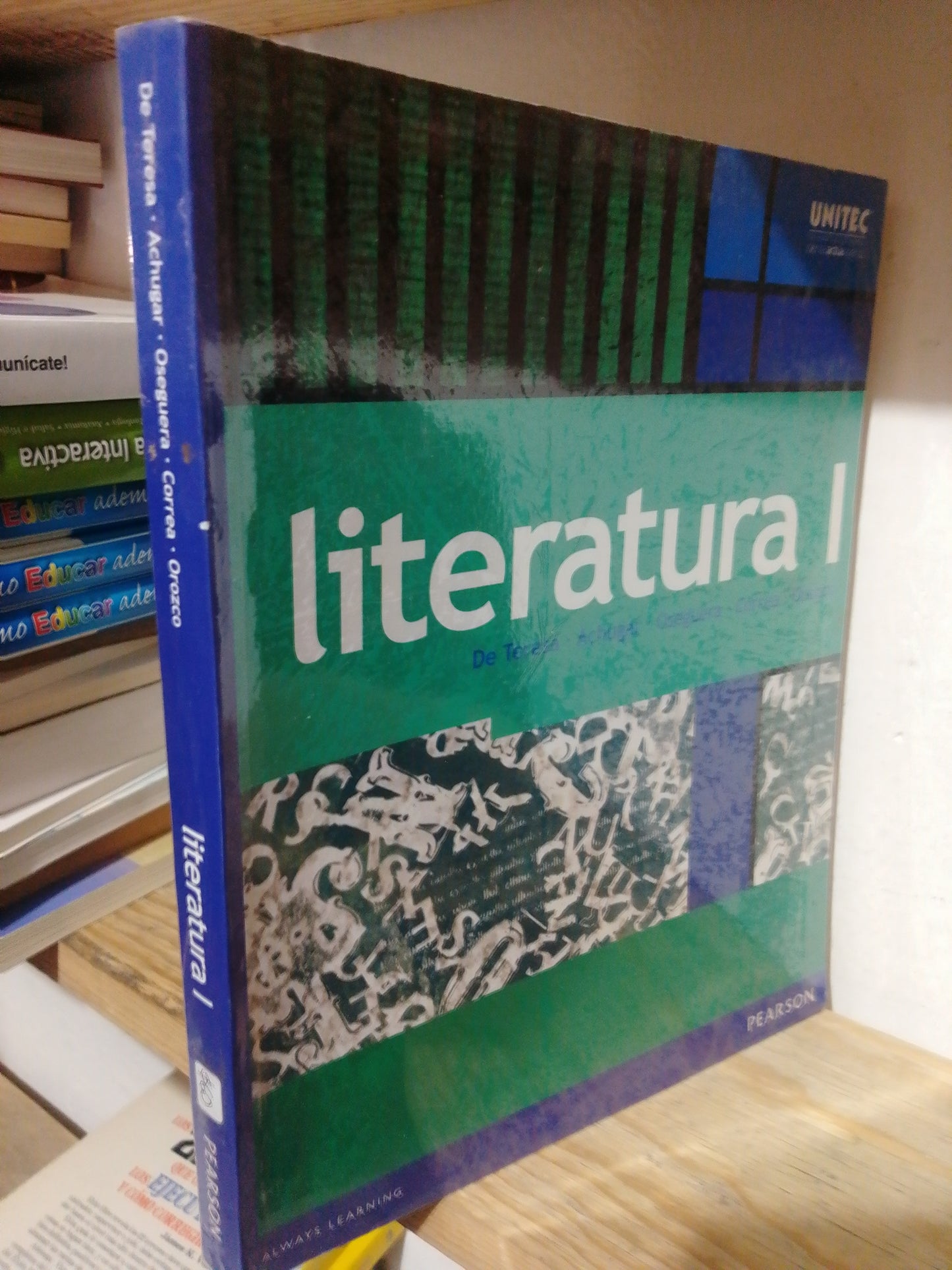LITERATURA I POR DE TERESA Y OTROS USADO EDUCACION JUAREZ