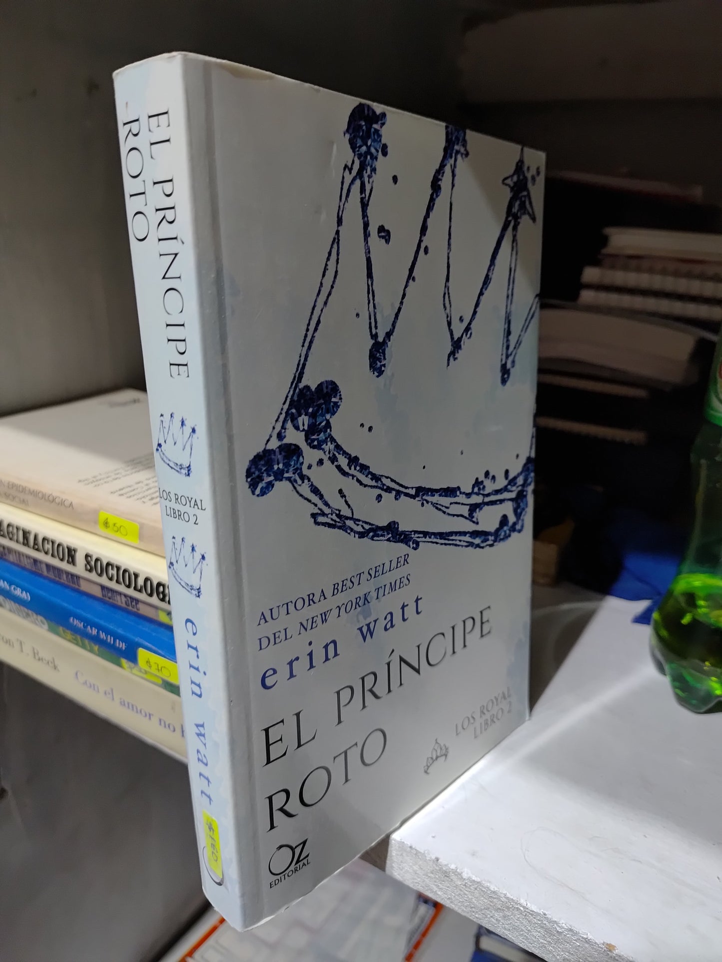 EL PRINCIPE ROTO POR ERIN WATT USADO NOVELAS JUAREZ