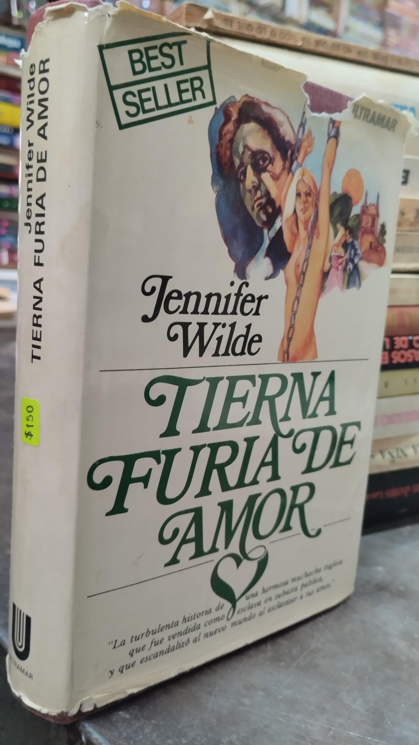 TIERNA FURIA DE AMOR POR JENNIFER WILDE LIBRO USADO ANTIGUO ALDAMA