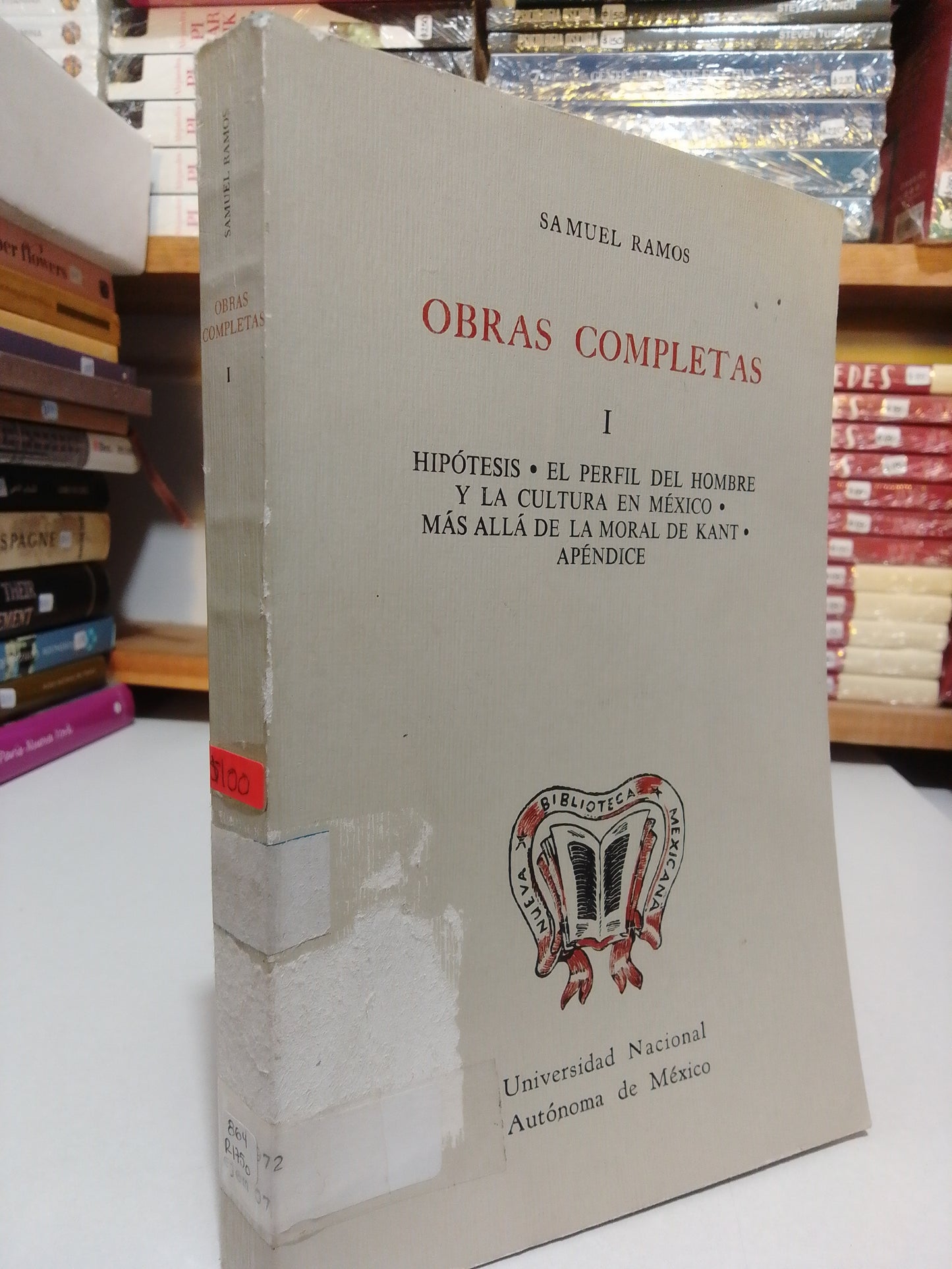 OBRAS COMPLETAS 1 POR SAMUEL RAMOS USADO HISTORIA JUAREZ