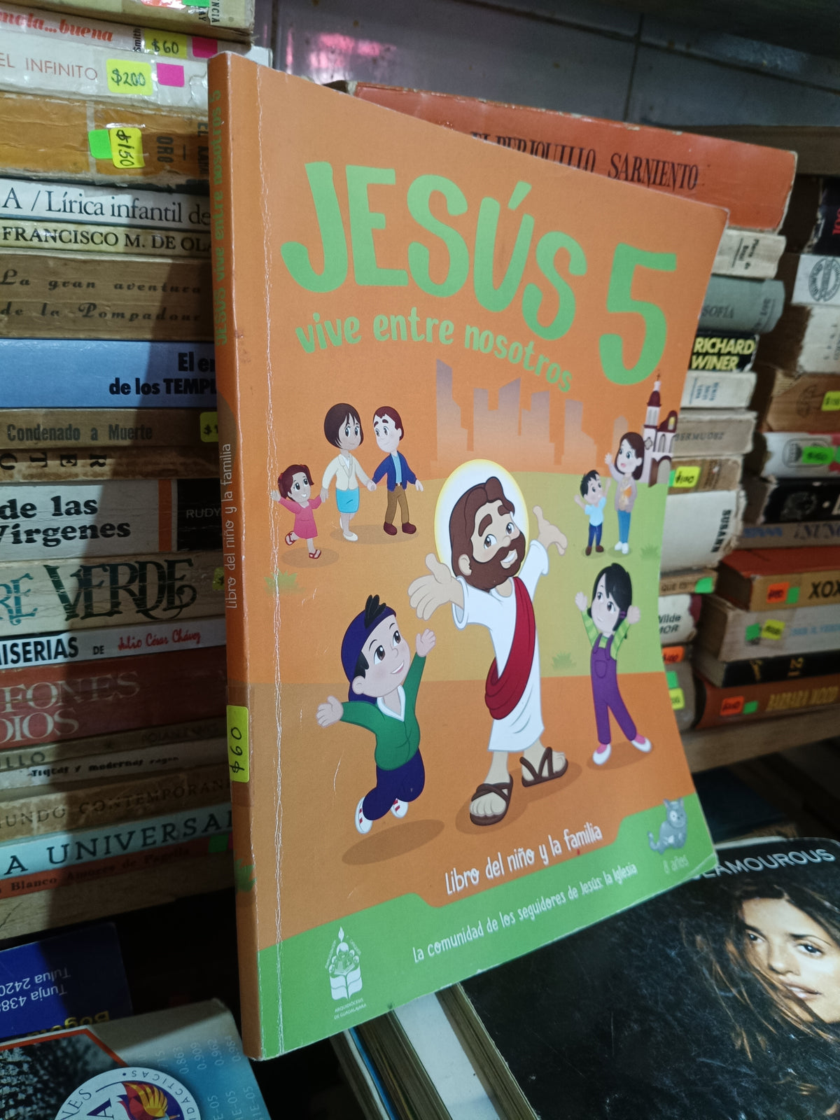 JESUS VIVE ENTRE NOSOTROS 5 LIBRO DEL NIÑO Y LA FAMILIA USADO RELIGIÓN ALDAMA