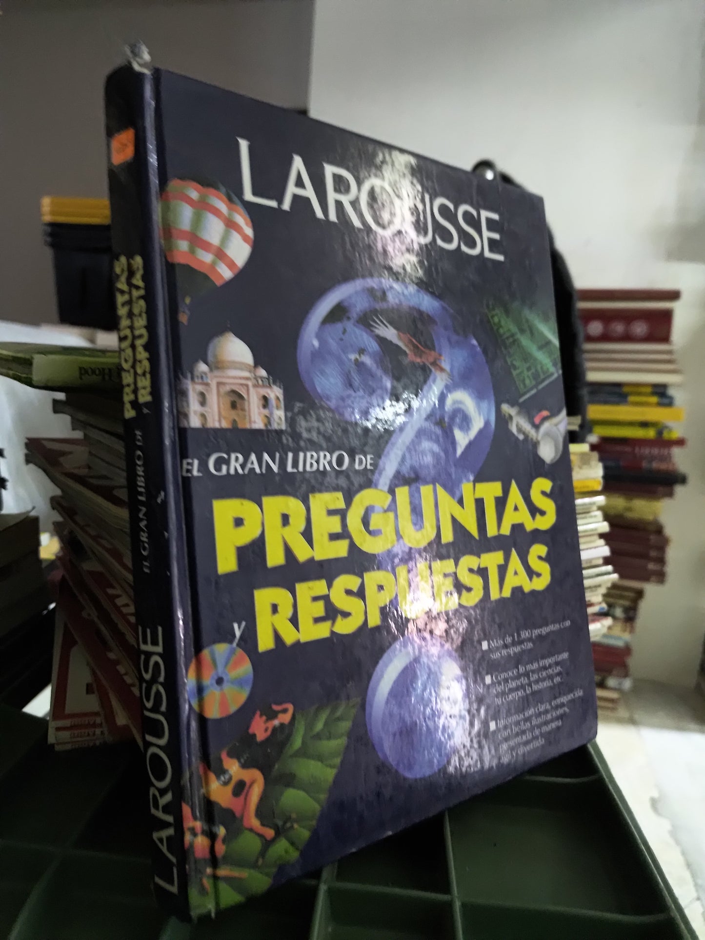 EL GRAN LIBRO DE PREGUNTAS Y RESPUESTAS POR EDITORIAL LAROUSSE USADO CIENCIAS JUAREZ 515