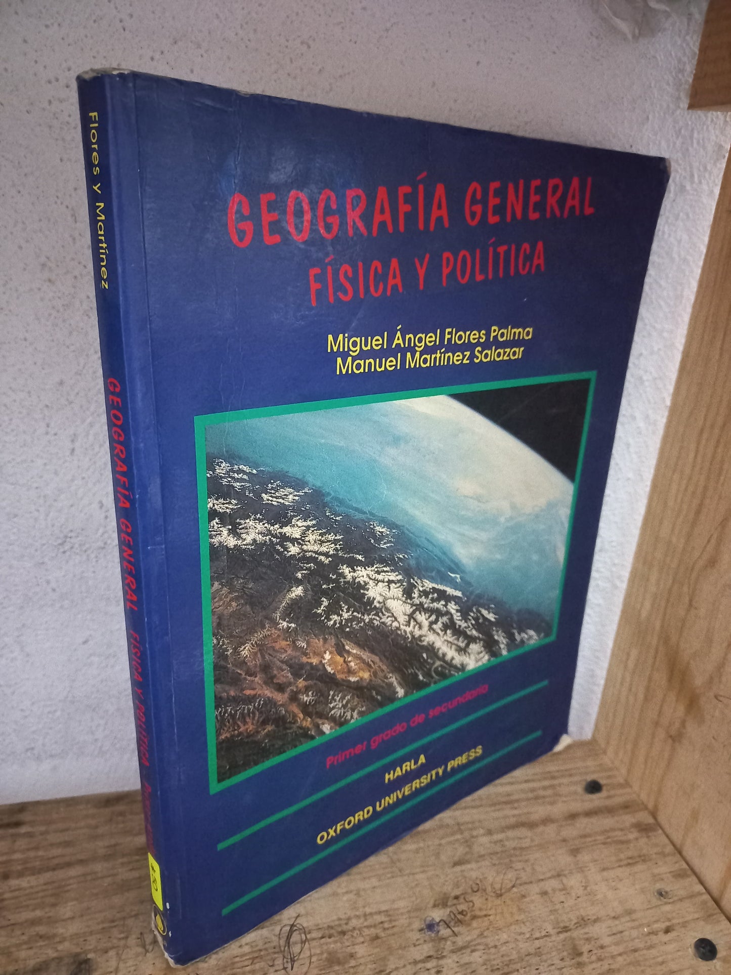 GEOGRAFÍA GENERAL FÍSICA Y POLÍTICA POR MIGUEL ÁNGEL FLORES PALMA Y MANUEL MARTÍNEZ SALAZAR USADO GEOGRAFÍA LITERARIO 305