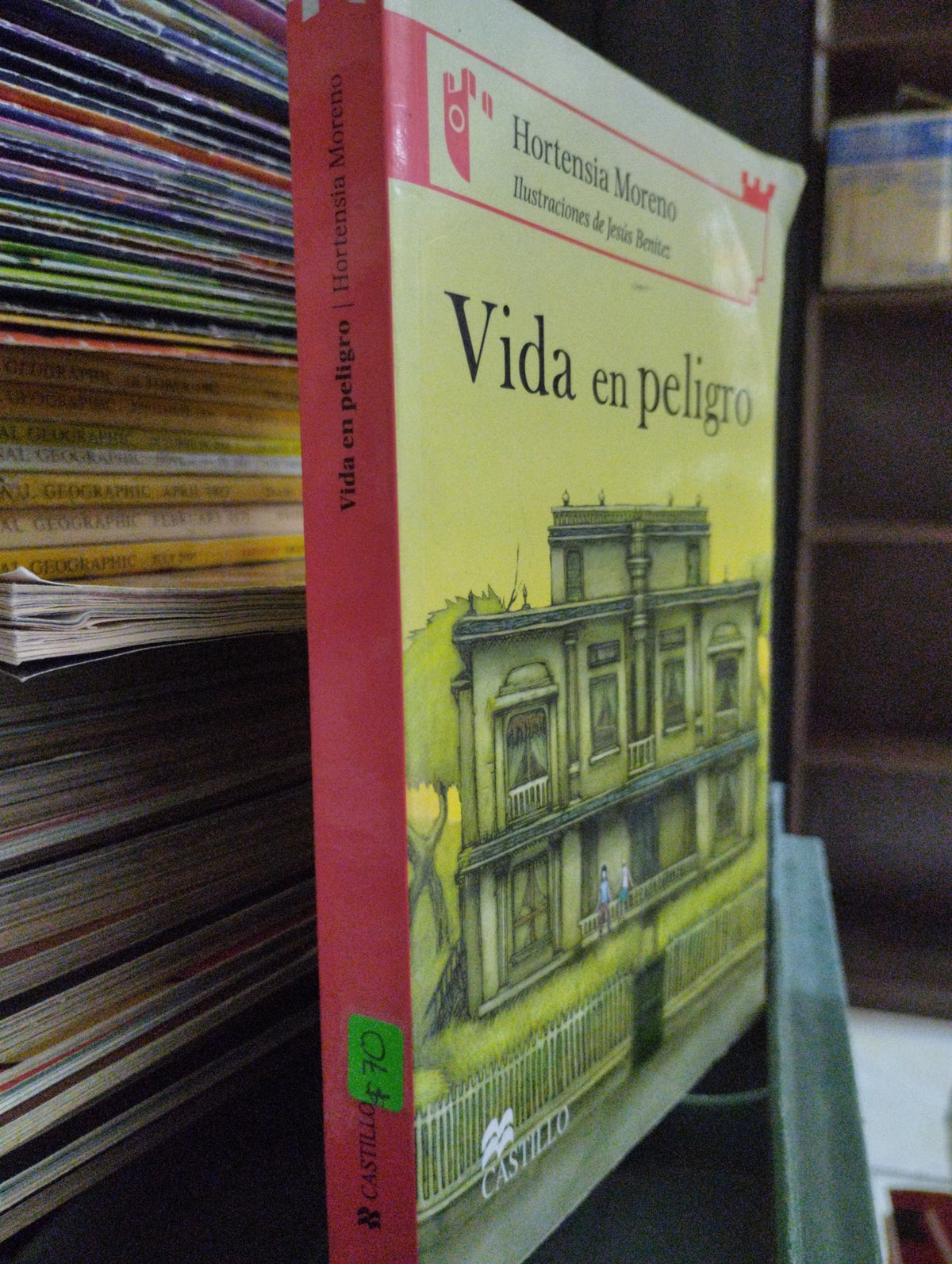 VIDA EN PELIGRO HORTENSIA MORENO USADO NOVELAS JUAREZ 515