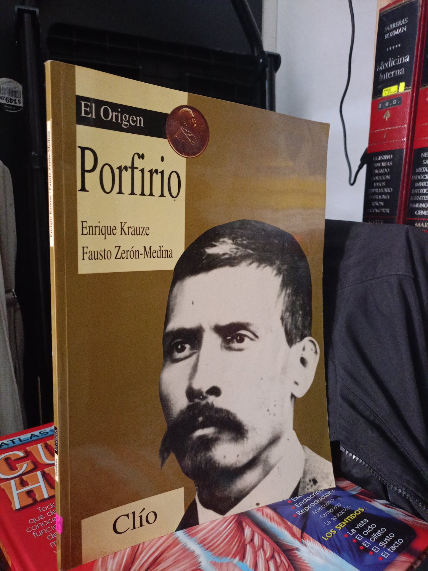 PORFIRIO EL ORIGEN POR ENRIQUE KRAUZEN FAUSTO ZERON MEDINA USADO HISTORIA LITERARIO 305