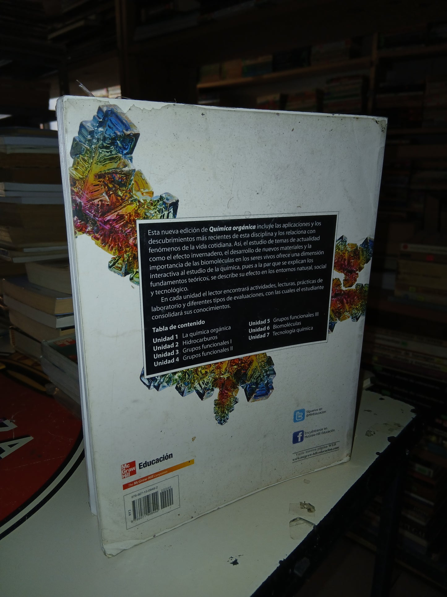 QUÍMICA ORGÁNICA POR FRANCISCO RECIO DEL BOSQUE USADO QUÍMICA LITERARIO 207