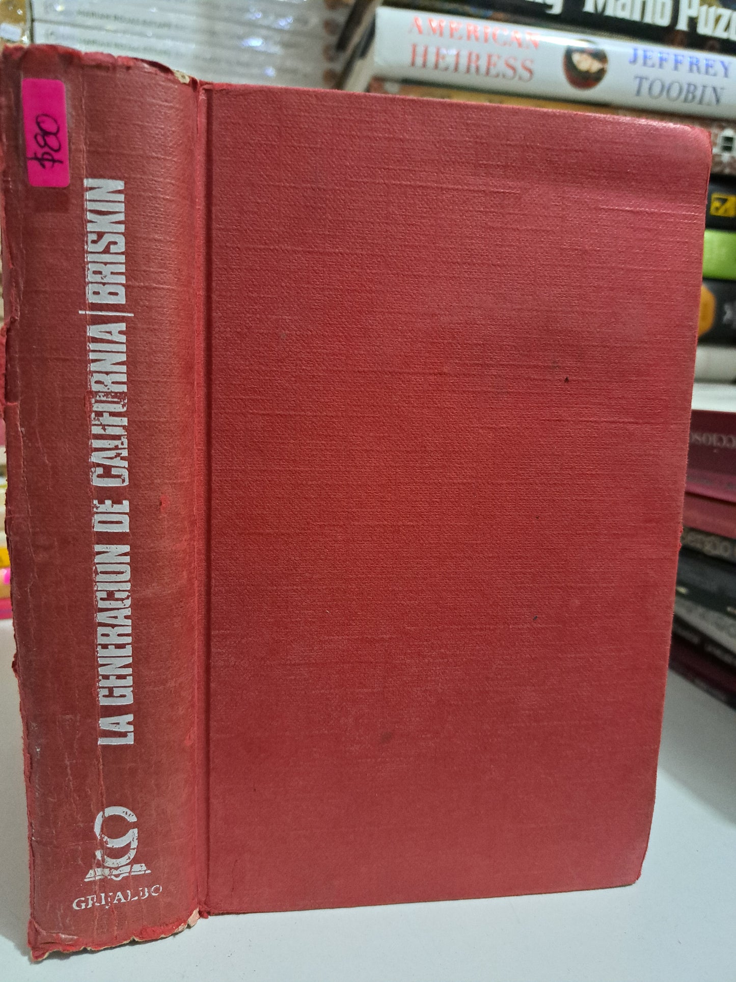 LA GENERACIÓN DE CALIFORNIA JACQUELIN BRISKIN USADO NOVELA JUÁREZ