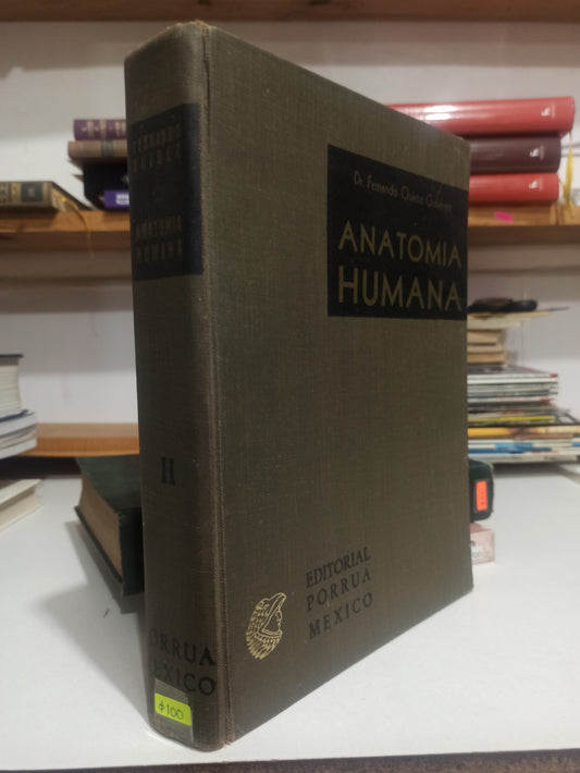 ANATOMIA HUMANA TOMO 2 POR FERNANDO QUIROZ GUTIERREZ USADO SALUD JUÁREZ