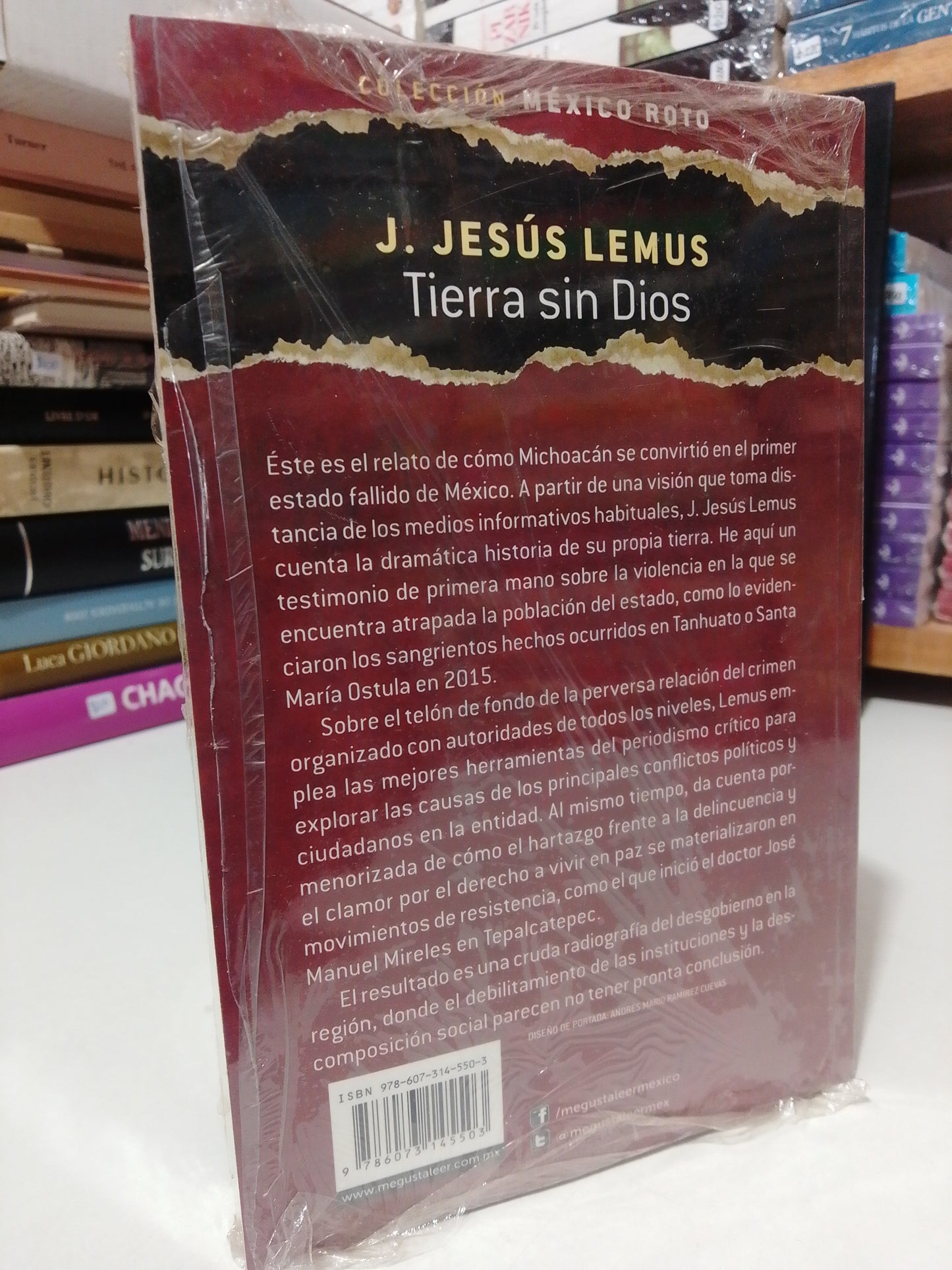 TIERRA SIN DIOS POR J.JESUS LEMUS USADO HISTORIA JUAREZ