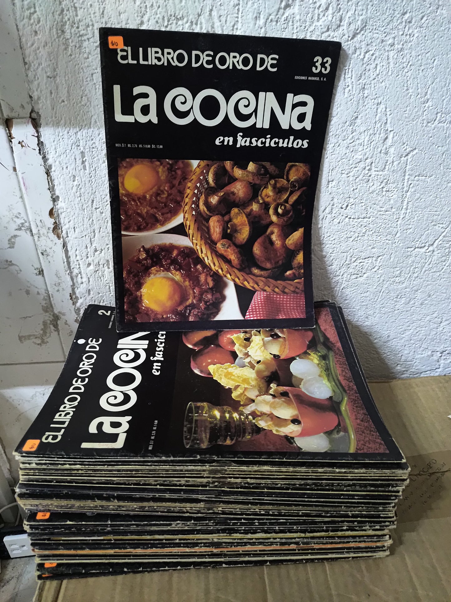 COLECCION DE REVISTAS EL LIBRO DE ORO DE LA COCINA EN FASCICULOS USADO COCINA JUAREZ 515 68 TOMOS $10 C/U