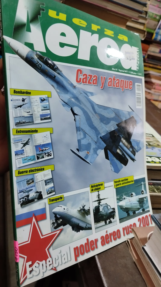 FUERZA AREA CAZA Y ATAQUE  LIBRO USADO HISTORIA ALDAMA