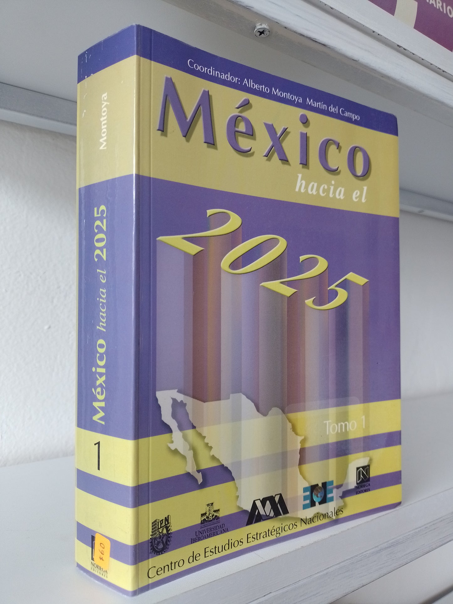 MEXICO HACIA EL 2025 TOMO 1 POR ALBERTO MONTOYA MARTIN DEL CAMPO USADO POLITICA JUAREZ 515