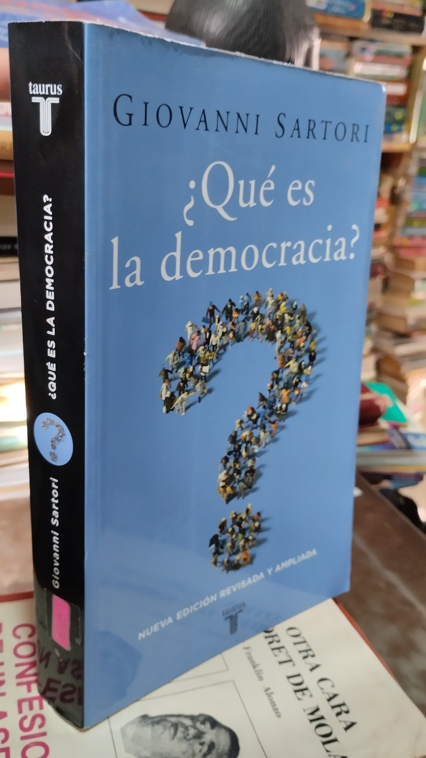 QUE ES LA DEMOCRACIA POR GIOVANNI SARTORI LIBRO USADO POLITICA ALDAMA