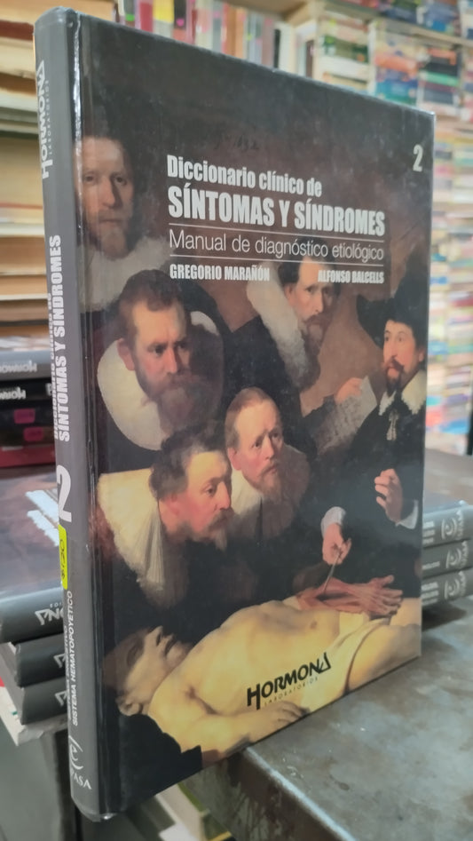 DICCIONARIO CLINICO DE SINTOMAS Y SINDROMES 2 POR GREGORIO MARAÑON LIBRO USADO SALUD ALDAMA