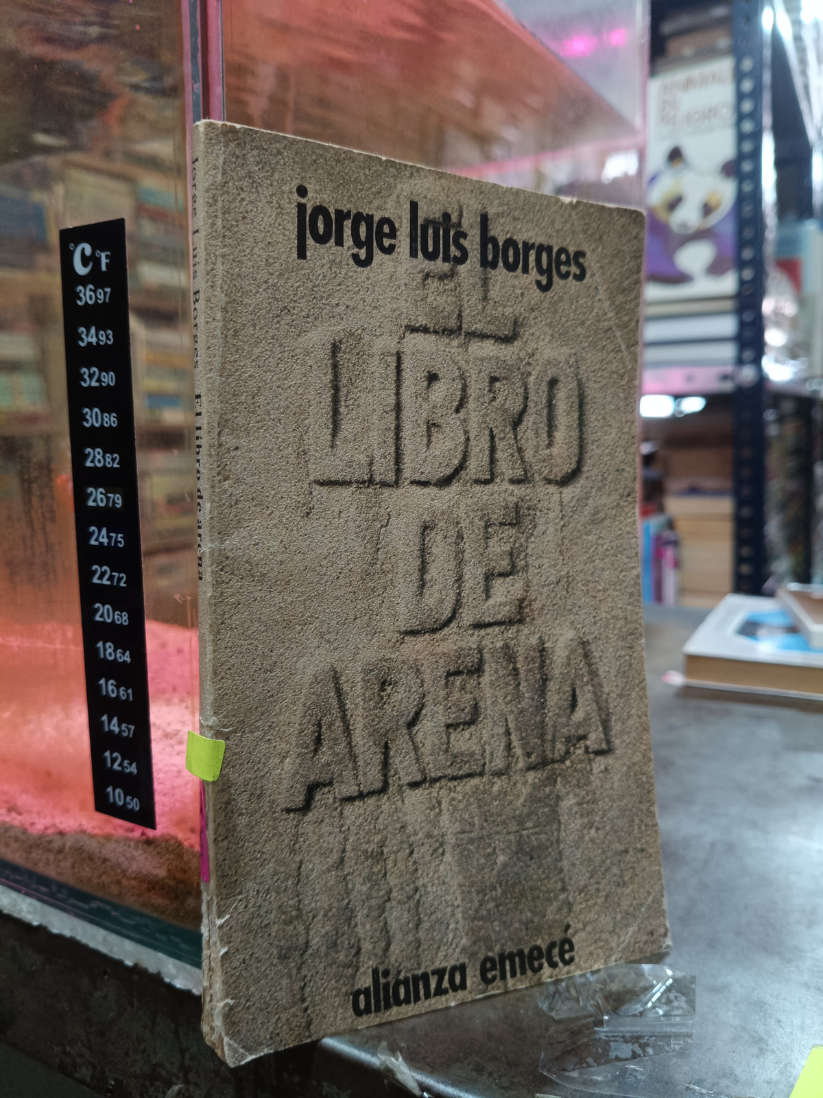 LIBRO DE ARENA POR JORGE LUIS BORGES USADO NOVELA ALDAMA