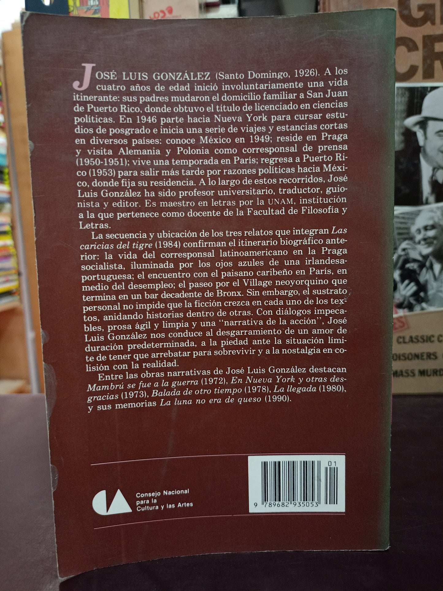 LAS CARICIAS DEL TIGRE POR JOSE LUIS GONZALEZ USADO NOVELA LITERARIO 305