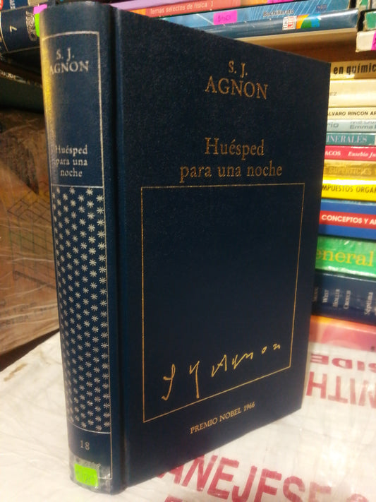 HUESPED PARA UNA NOCHE #18 POR S.J AGNON USADO NOVELA JUÁREZ
