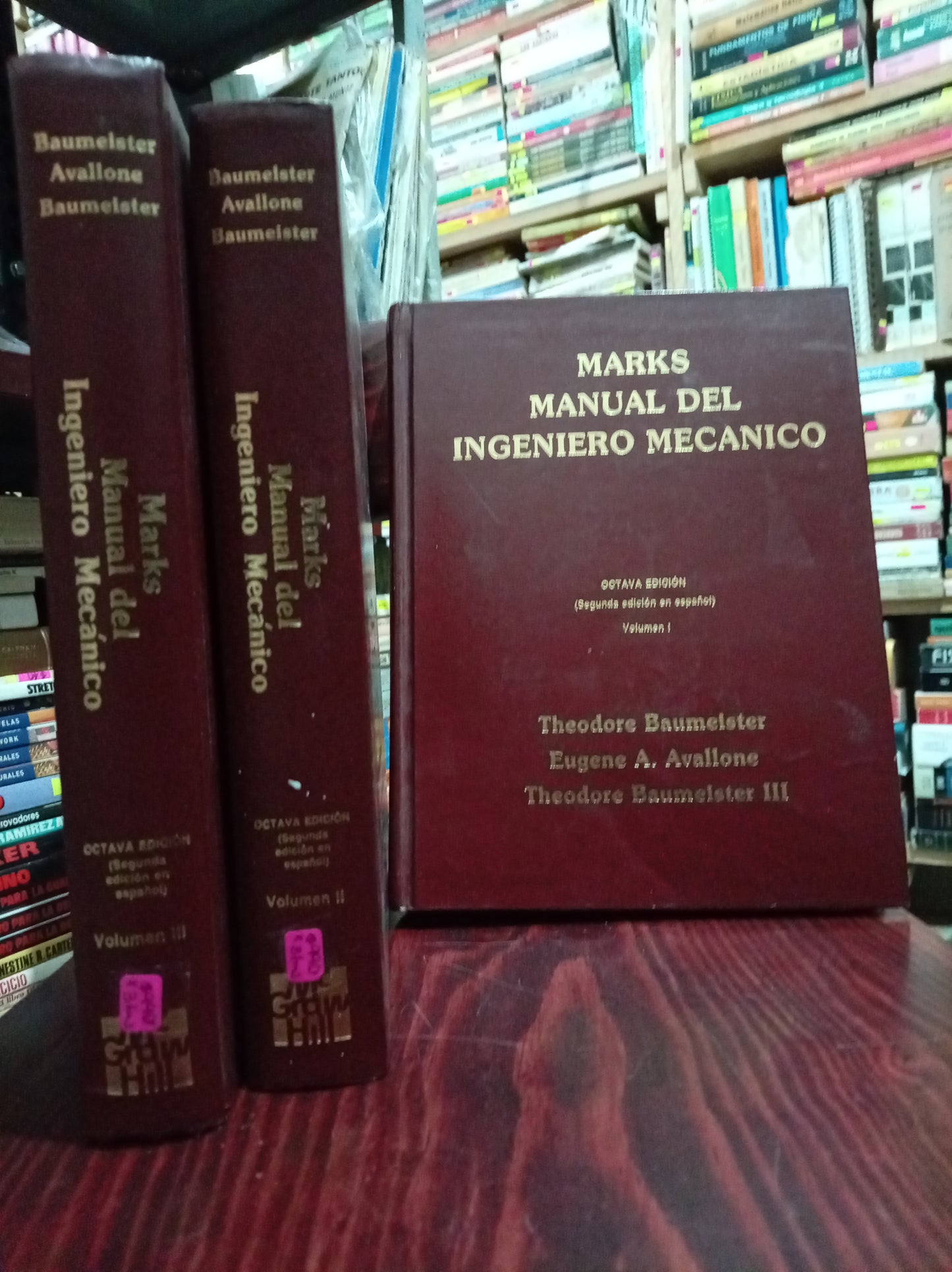 MARKS MANUAL DEL INGENIERIO MECÁNICO POR THEODORE BAUMEISTER, EUGENE A. AVALLONE USADO MATE LITERARIO 305