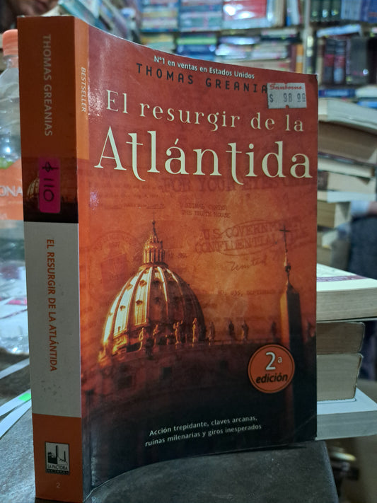EL RESURGIR DE LA ATLANTIDA THOMAS GRANIAS USADO NOVELA ALDAMA