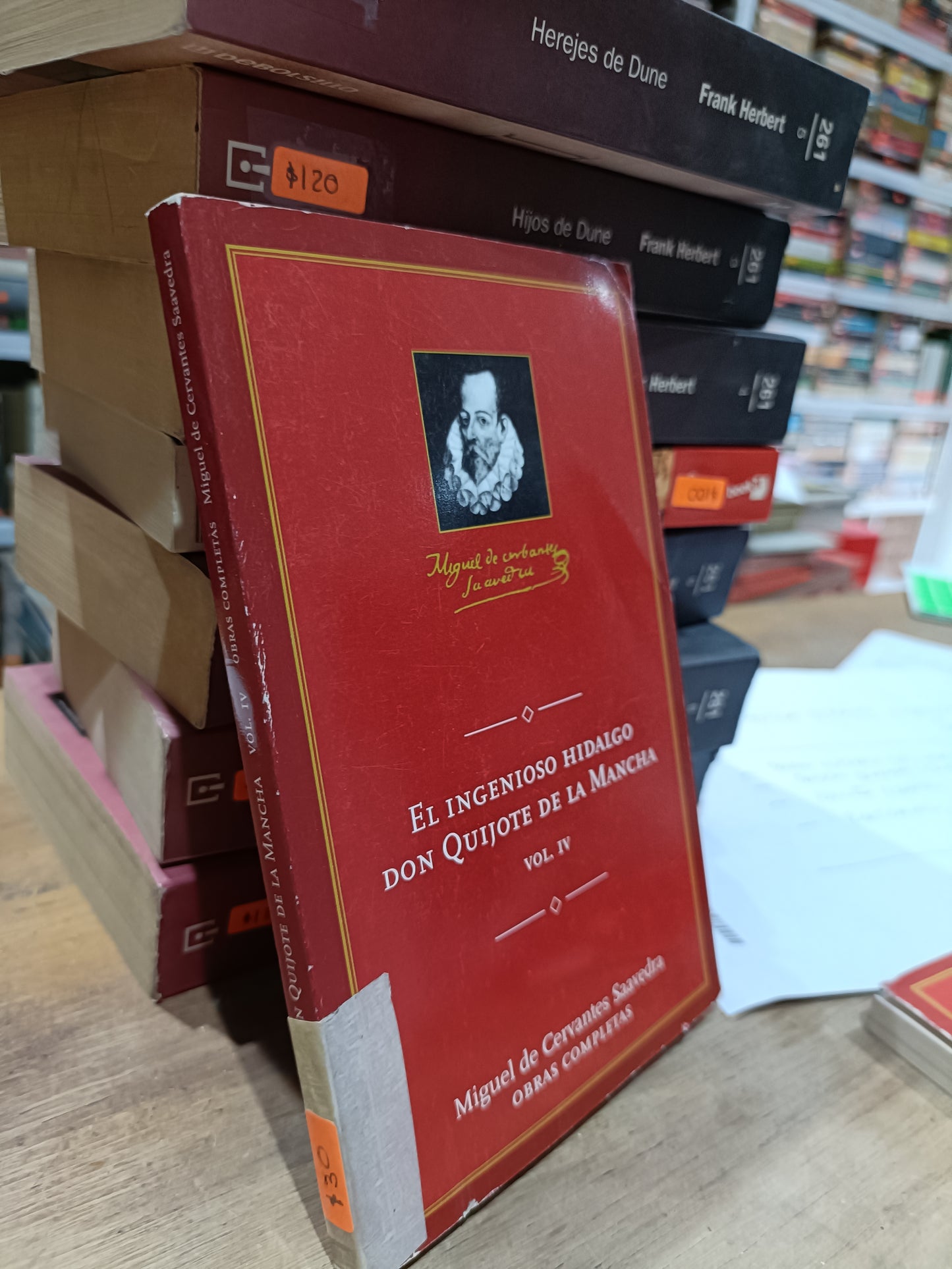 EL INGENIOSO HIDALGO DON QUIJOTE DE LA MANCHA IV USADOS NOVELAS JUAREZ 515