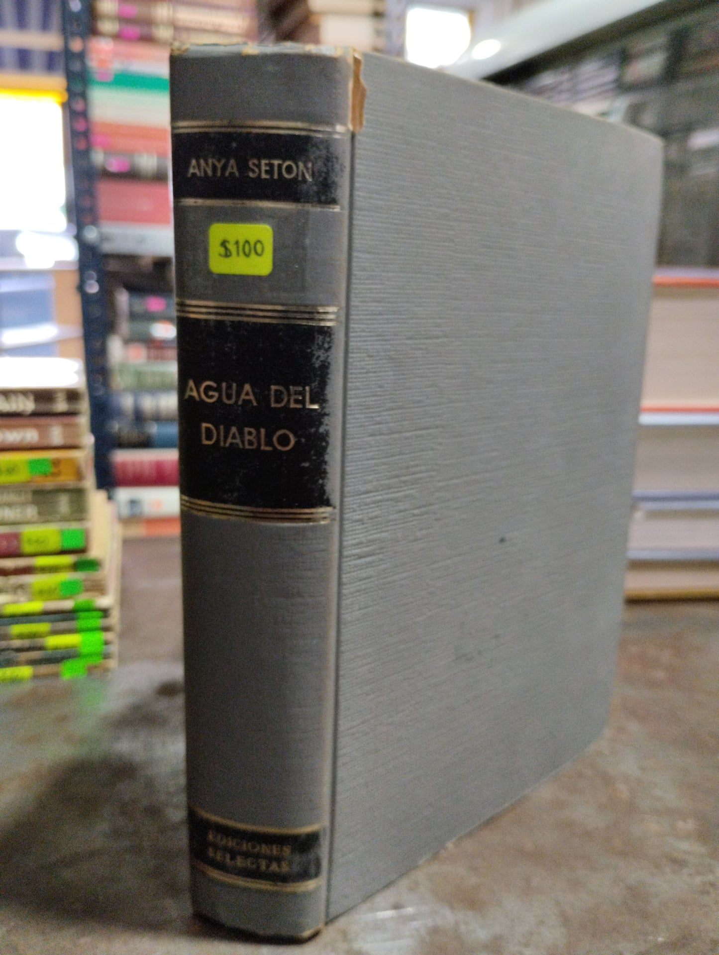 AGUA DEL DIABLO POR ANUA SETON USADO NOVELAS ALDAMA