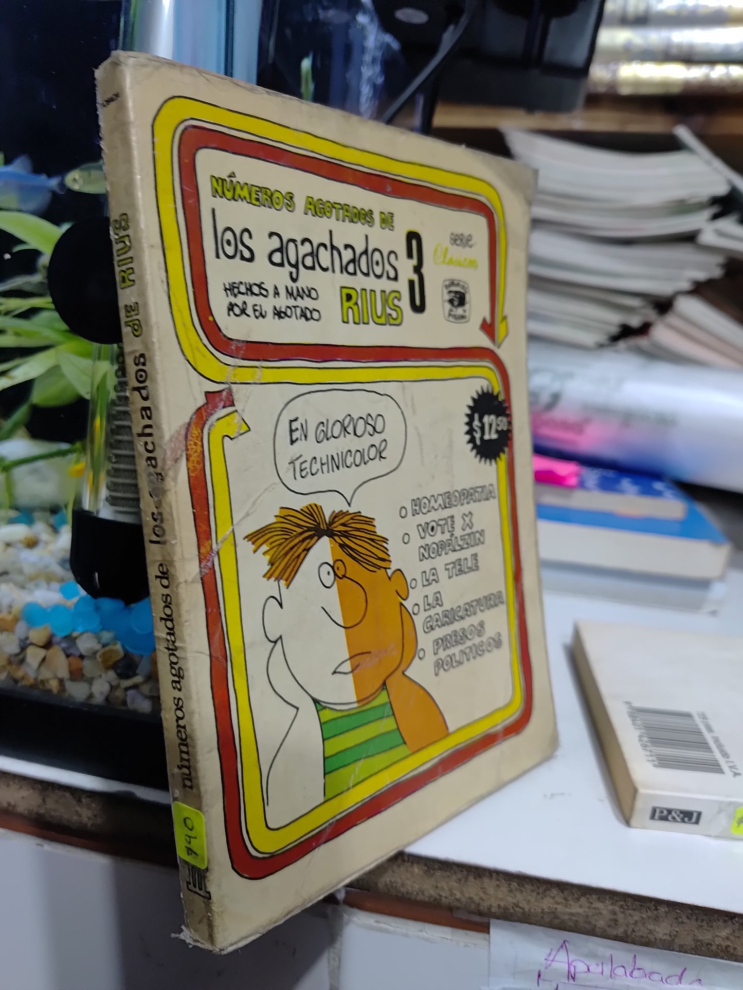 NUMEROS AGOTADOS DE LOS AGACHADOS 3 POR RIUS USADO NOVELAS JUAREZ 507